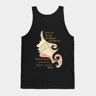 Bohemian Art. Fearfully and Wonderfully made Tank Top